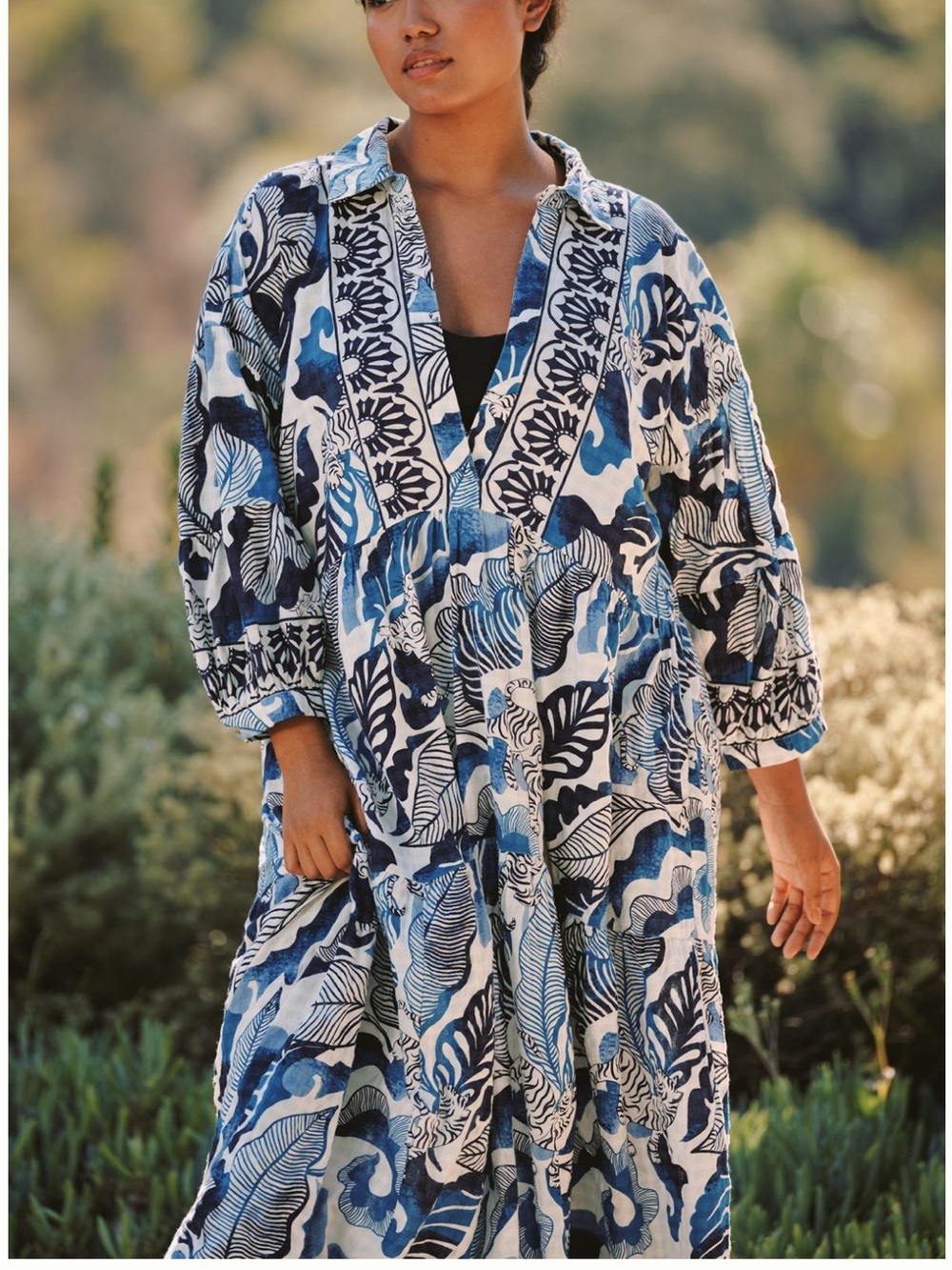 Anthro The Carolita Printed Tiered Shirt
Dress by Celandine. Size 2X. MSRP $128 - Picture 4 of 17